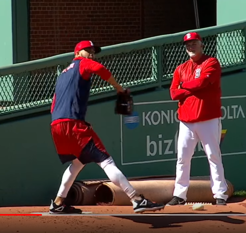 Pitch mechanics striding out image