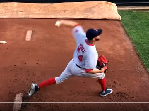 Pitch mechanics back foot rolls over image