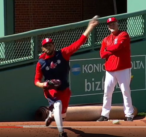 Pitch mechanics ball release image