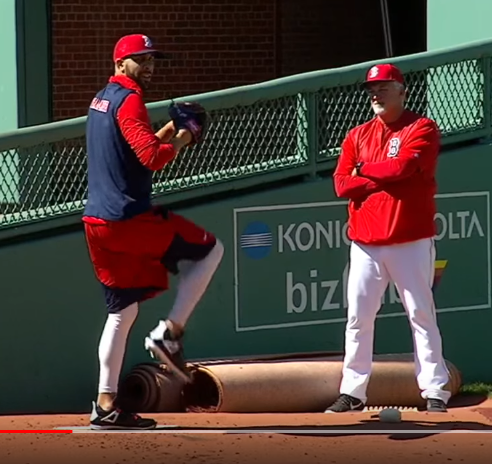 Pitch mechanics lowering leg down image