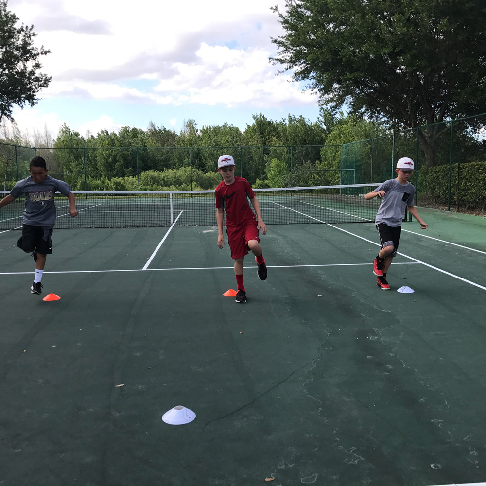 Youth pitcher workout image